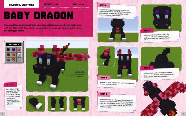 Master Builder: Minecraft Dragons (Independent & Unofficial): A Step-By-Step Guide to Creating Your Own Dragons, Packed with Amazing Mythical Facts to Inspire You!