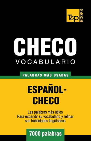 Vocabulario espaï¿½ol-checo - 7000 palabras mï¿½s usadas