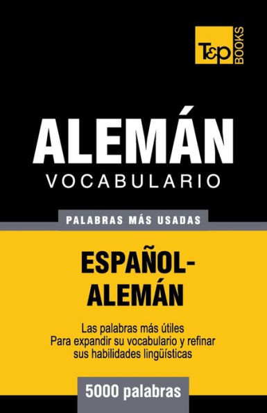 Vocabulario espaï¿½ol-alemï¿½n - 5000 palabras mï¿½s usadas