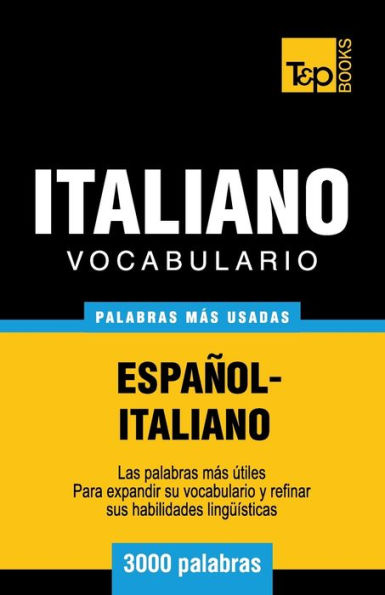 Vocabulario espaï¿½ol-italiano - 3000 palabras mï¿½s usadas