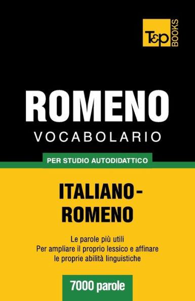 Vocabolario Italiano-Romeno per studio autodidattico