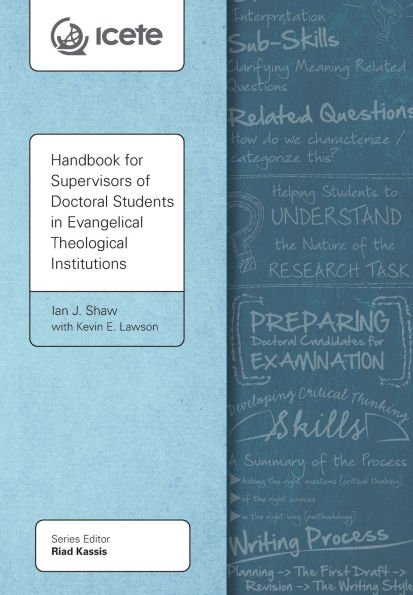 Handbook for Supervisors of Doctoral Students Evangelical Theological Institutions