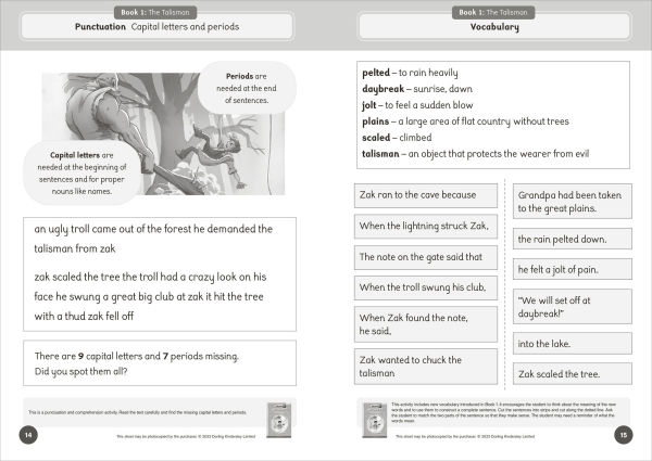 Phonic Books Talisman 1 Activities: Activities Accompanying Talisman 1 Books for Older Readers (Alternative Vowel Spellings)