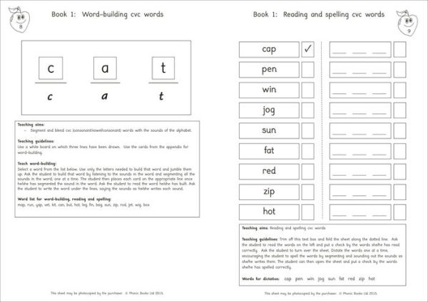 Phonic Books Alba Activities: Activities Accompanying Alba Books for Older Readers (CVC, Consonant Blends and Consonant Teams, Alternative Spellings for Vowel Sounds - ai, ay, a-e, a)