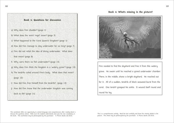 Phonic Books Titan's Gauntlets Activities: Photocopiable Activities Accompanying Titan's Gauntlets Books for Older Readers (Alternative Vowel and Consonant Sounds, Common Latin Suffixes)