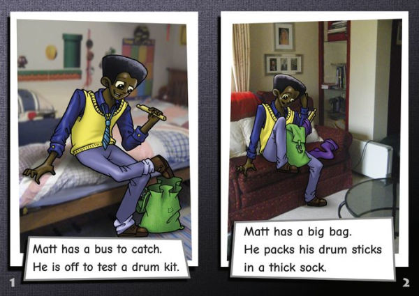 Phonic Books Moon Dogs Set 2: Decodable for Older Readers (CVC Level, Consonant Blends and Teams)