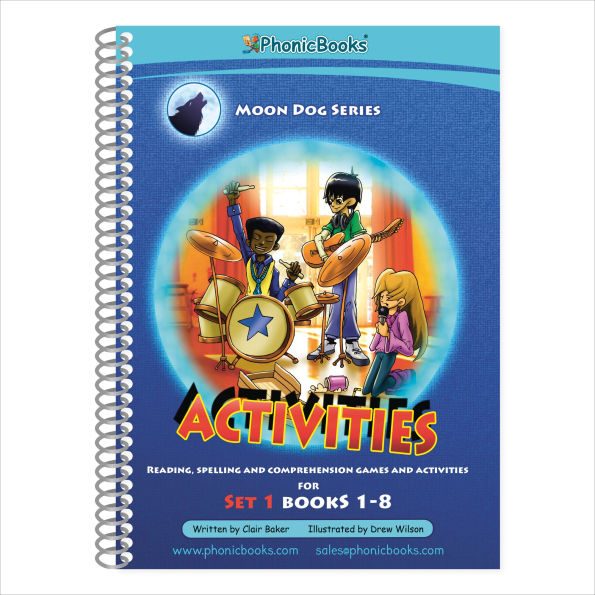 Phonic Books Moon Dogs Set 1 Activities: Photocopiable Activities Accompanying Moon Dogs Set 1 Books for Older Readers (Alphabet at CVC Level)