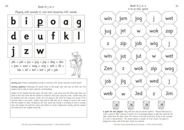 Phonic Books Moon Dogs Set 1 Activities: Photocopiable Activities Accompanying Moon Dogs Set 1 Books for Older Readers (Alphabet at CVC Level)