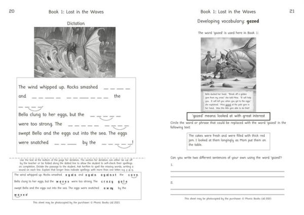 Phonic Books Dragon Eggs Activities: Photocopiable Activities Accompanying Dragon Eggs Books for Older Readers (Alternative Vowel Spellings)