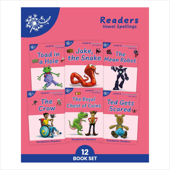 Phonic Books Dandelion Readers Vowel Spellings Level 3 Jake, the Snake: Decodable Books for Beginner Readers Vowel Teams