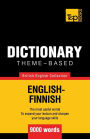 Theme-based dictionary British English-Finnish - 9000 words