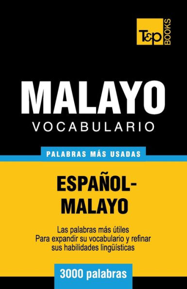 Vocabulario espaï¿½ol-malayo - 3000 palabras mï¿½s usadas