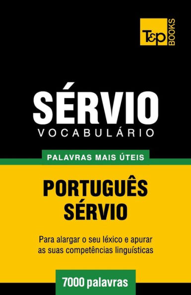 Vocabulï¿½rio Portuguï¿½s-Sï¿½rvio - 7000 palavras mais ï¿½teis