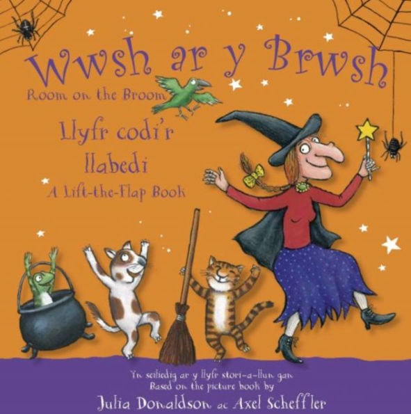 Wwsh ar y Brwsh - Llyfr codi'r llabedi / Room on the Broom - A lift-the-flap book: Room on the Broom - A lift-the-flap book