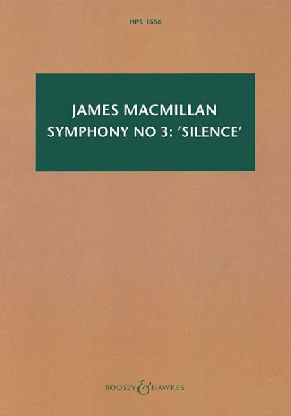Symphony No. 3: 'Silence': Hawkes Pocket Score 1556