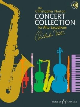 The Christopher Norton Concert Collection for Alto Saxophone and Piano Book with Online Audio