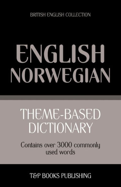 Theme-based dictionary British English-Norwegian - 3000 words