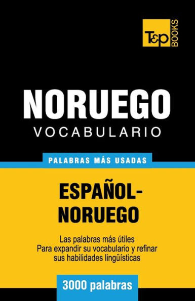 Vocabulario Espa�ol-Noruego - 3000 palabras m�s usadas