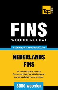 Title: Thematische woordenschat Nederlands-Fins - 3000 woorden, Author: Andrey Taranov