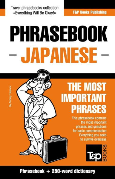English-Japanese phrasebook and 250-word mini dictionary