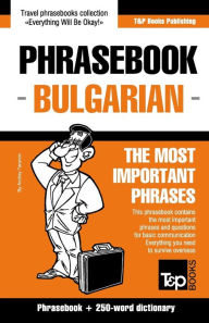 Title: English-Bulgarian phrasebook and 250-word mini dictionary, Author: Andrey Taranov