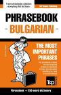 English-Bulgarian phrasebook and 250-word mini dictionary