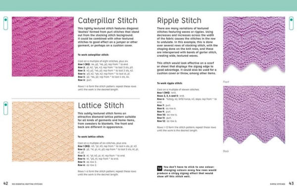 100 Essential Knitting Stitches
