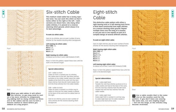 100 Essential Knitting Stitches