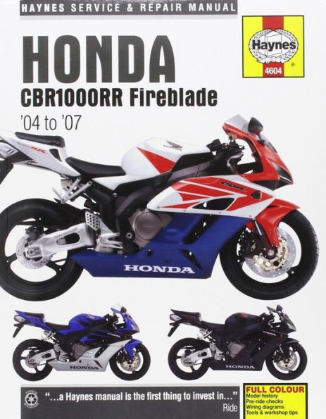 Honda CBR1000RR Fireblade, '04-'07