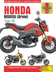Ebook for cell phone download Honda MSX125 (GROM) '13 to '18: Haynes Service & Repair Manual