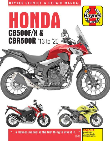 Honda CB500F/X & CBR500R: 2013 to 2020