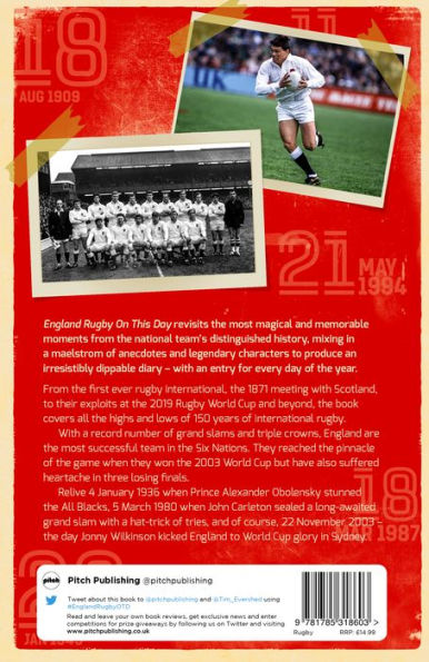 England Rugby On This Day: History, Facts & Figures from Every Day of the Year