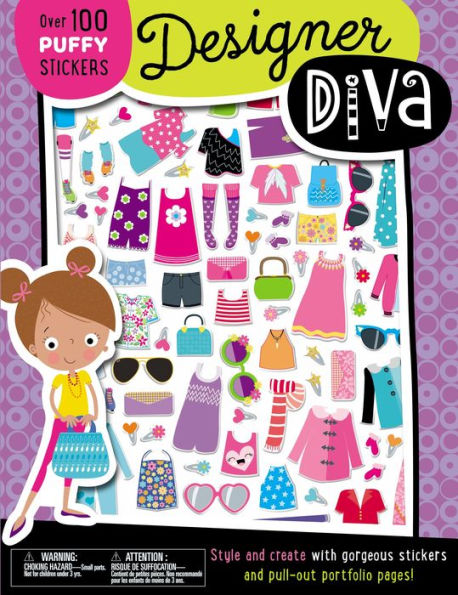 Puffy Stickers Designer Diva