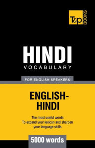 Title: Hindi vocabulary for English speakers - 5000 words, Author: Andrey Taranov