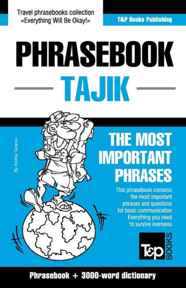 English-Tajik phrasebook and 3000-word topical vocabulary