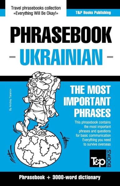 English-Ukrainian phrasebook and 3000-word topical vocabulary