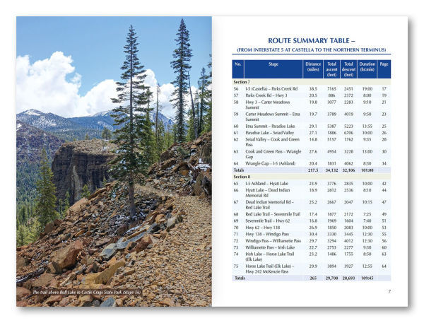 Hiking the Pacific Crest Trail: PCT - three-part guidebook and map books for thru and section hikers