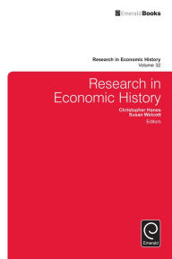 Title: Research in Economic History, Author: Emerald Group Publishing Limited