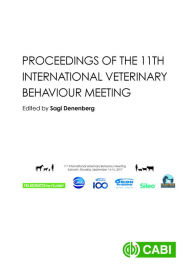 Title: Proceedings of the 11th International Veterinary Behaviour Meeting, Author: Sagi Denenberg