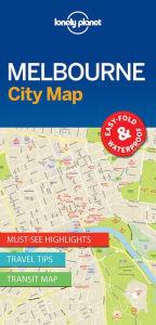 Title: Lonely Planet Melbourne City Map, Author: Lonely Planet