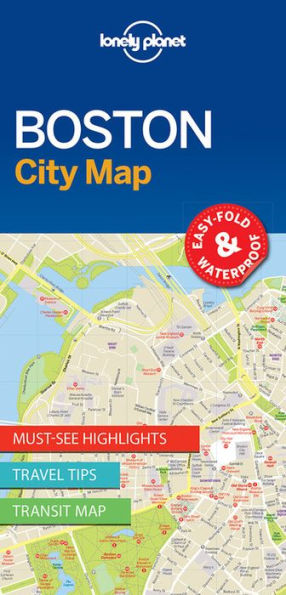 Lonely Planet Boston City Map 1