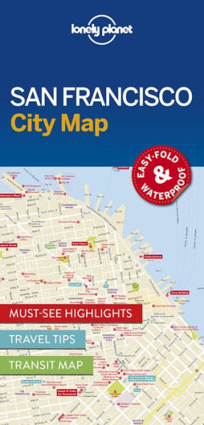 Lonely Planet San Francisco City Map 1