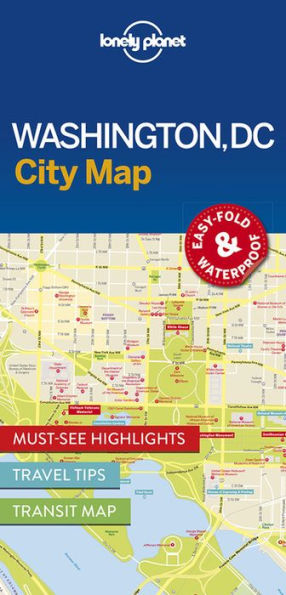 Lonely Planet Washington DC City Map 1