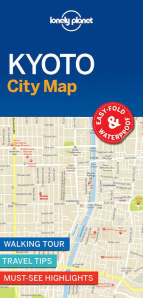 Lonely Planet Kyoto City Map