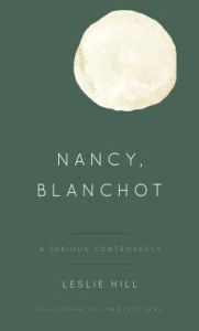 Title: Nancy, Blanchot: A Serious Controversy, Author: Leslie Hill Emeritus Professor of French Studies