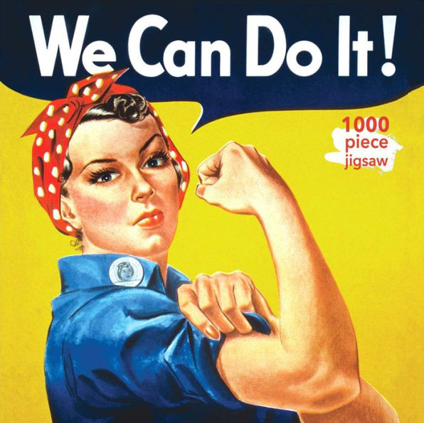 Adult Jigsaw Puzzle J. Howard Miller: Rosie the Riveter Poster: 1000-Piece Jigsaw Puzzles