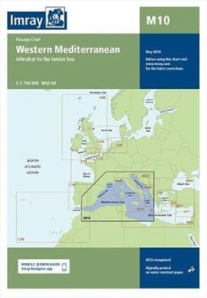 Imray Chart M10: Western Mediterranean