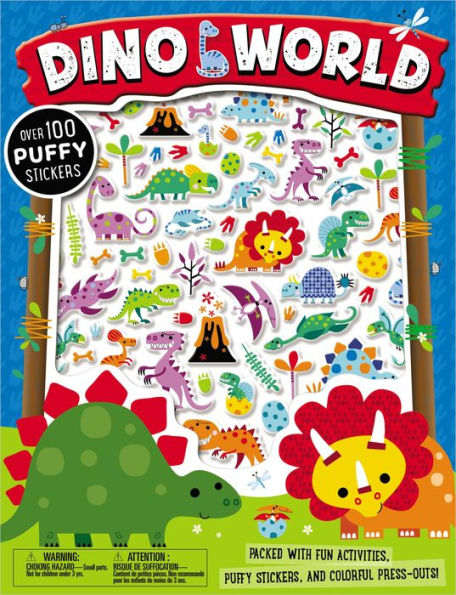 Puffy Stickers Dino World