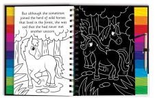 Alternative view 3 of Scratch and Draw Horses and Unicorns