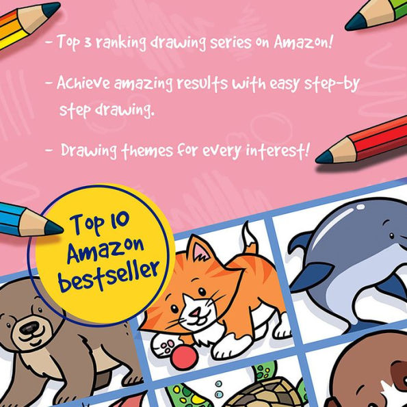 Easy drawing book for kids 5 - 7 (Learn to draw cartoon animals): Buy Easy drawing  book for kids 5 - 7 (Learn to draw cartoon animals) by Manning James at Low  Price in India